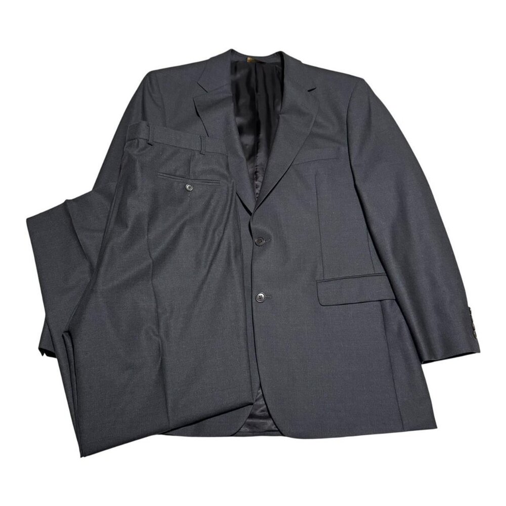 Brooks Brothers‎ 346 Stretch Wool Blend Two Piece Suit 42L 38x30.75 Pants FLAWS